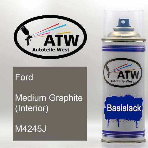 Ford, Medium Graphite (Interior), M4245J: 400ml Sprühdose, von ATW Autoteile West.